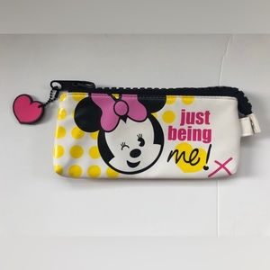 3/$20 - Minnie Mouse pencil case with oversized zipper